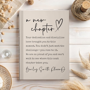 PharmD Graduation Gift Journal, Pharmacy School Grad Gift, Personalized Pharmacist Notebook, New Pharmacist Gift for Her Him