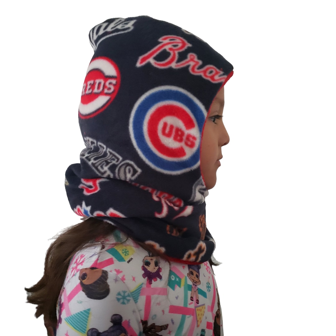 Kids Balaclava, Fleece Ski Hood, Snow Hat, Kids Beanie, Baseball Hoodie