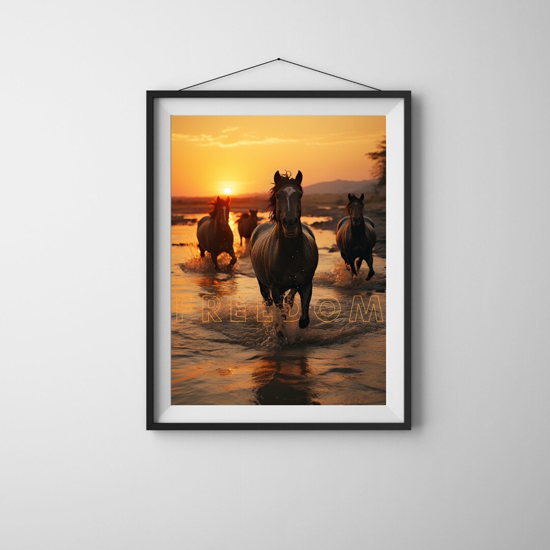 Freedom Wall Art Poster Digital Wall Art Etsy