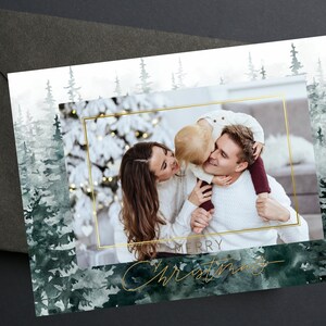 Christmas Trees Christmas Card