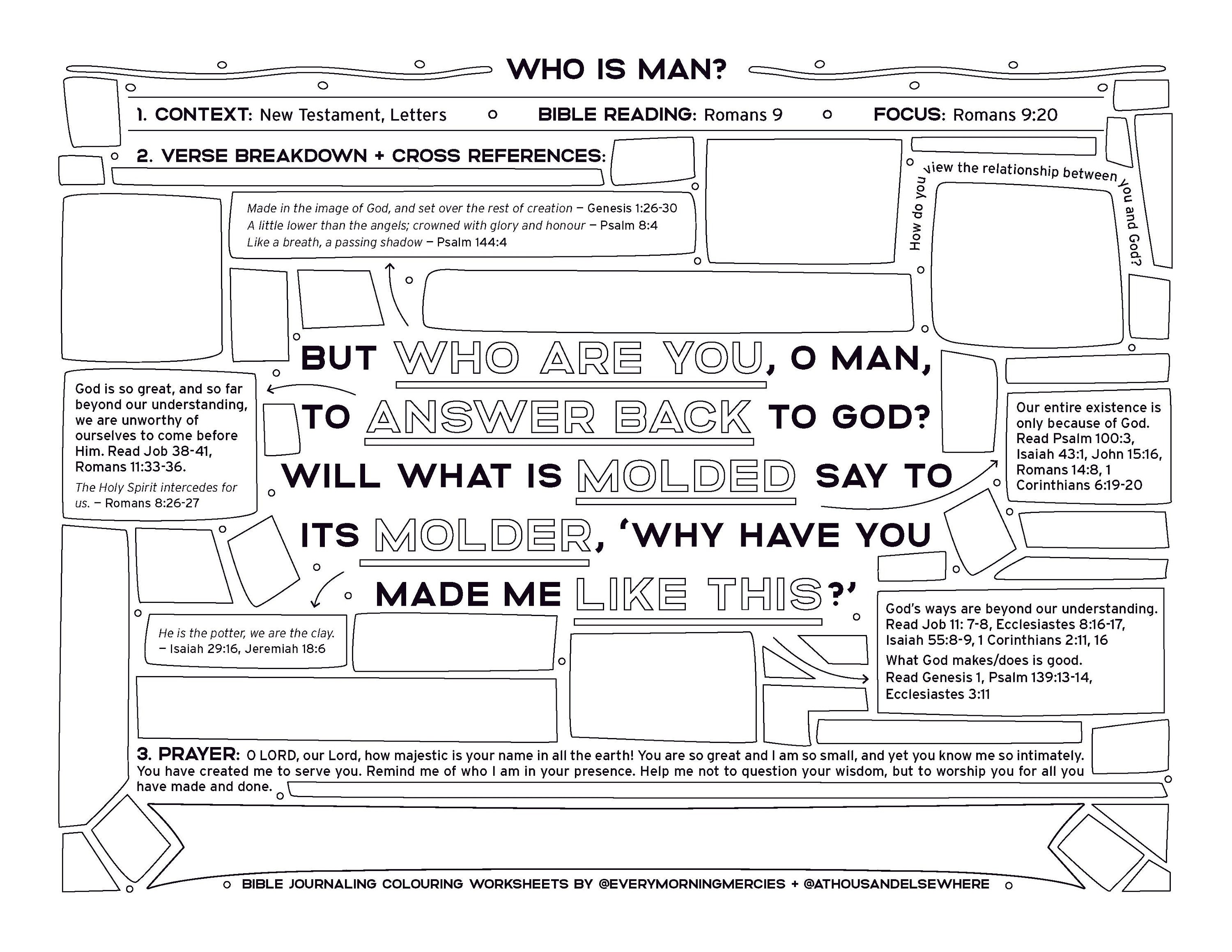 Bible Verse Journaling Worksheet, Digital Bible Study Journal Pages ...