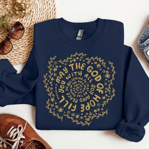 Bible Verse Christian Sweatshirt, Religious Faith Based Crewneck Sweater, Christian Merch Gift