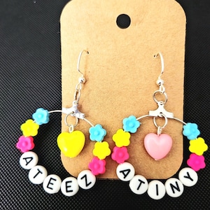 K-pop Fandom Hoop Earrings
