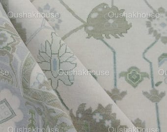 Modern Oushak Rug, Beige Green Area Rug, Contemporary Rug, For Living Room, Bedroom, Kids Room, 5x8, 6x9, 7x10, 8x10, 9x12, 10x14, 12x15
