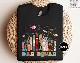 Disney Dad Squad Shirt, Father’s Day Disney Dad T-shirt, Gift for Dad, Disney Trip Dad Sweatshirt, Best Dad Matching Tee