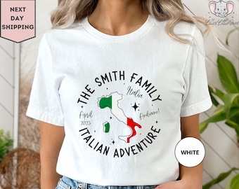 Camiseta de aventura italiana, camiseta de viaje a Italia, camiseta de aventura, camiseta de vacaciones, amante de los viajes, regalo de viaje, camiseta de Italia