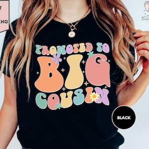 Promoted To Big Cousin Shirt, Big Cousin Toddler & Youth Shirt, Cool Cousin Club Shirt, Baby Announcement, Cousins Gift