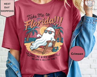 Comfort Colors Florida Beach Shirt, Destin Florida Tees, Florida Beach Vibes Shirt, Take Me To Florida, Funny Florida Shirts
