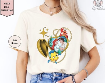 Disney Ariel And Prince Eric Shirt, The Little Mermaid T-Shirt, Disney Princess And Prince Tee, Birthday Gift, Disneyland Tee