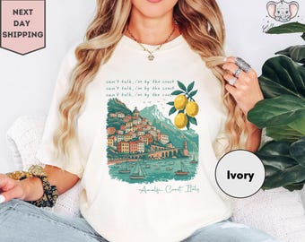 Comfort Colors Shirt, Amalfi Coast Shirt, Italian Travel T-Shirt, Italy Girls Trip Amalfi Coast Shirts, Positano Italy Shirt