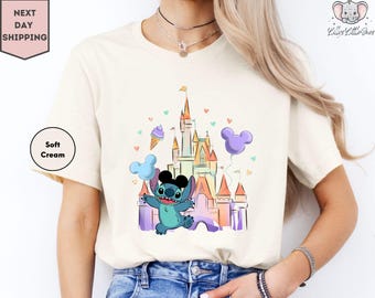 Stitch Shirt, Disney Tee, Disney Stitch Shirt, Stitch Disneyworld Shirt, Disney Vacation Shirts, Disney Castle Shirt, Magic Kingdom Shirt
