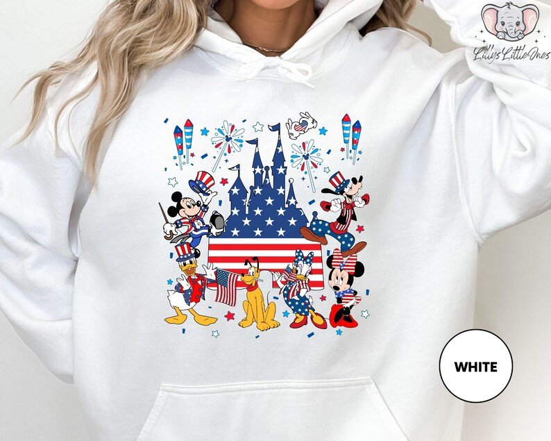 Mickey and Friends 4th July 2026 Shirt, Disney Independence Day Tee, Disneyland Family, Walt Disney World T-shirt image 4