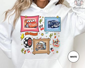 Comfort Colors® Retro Lightning Mcqueen Piston Cup Shirt, Disney Cars Shirt, Disney Shirts, Disney Pixar Shirt