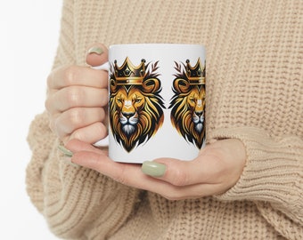 Coffee Mug, Leo, Lion, Lion Mug, Animal Lover, Animals, Lion Lover, King, Mug