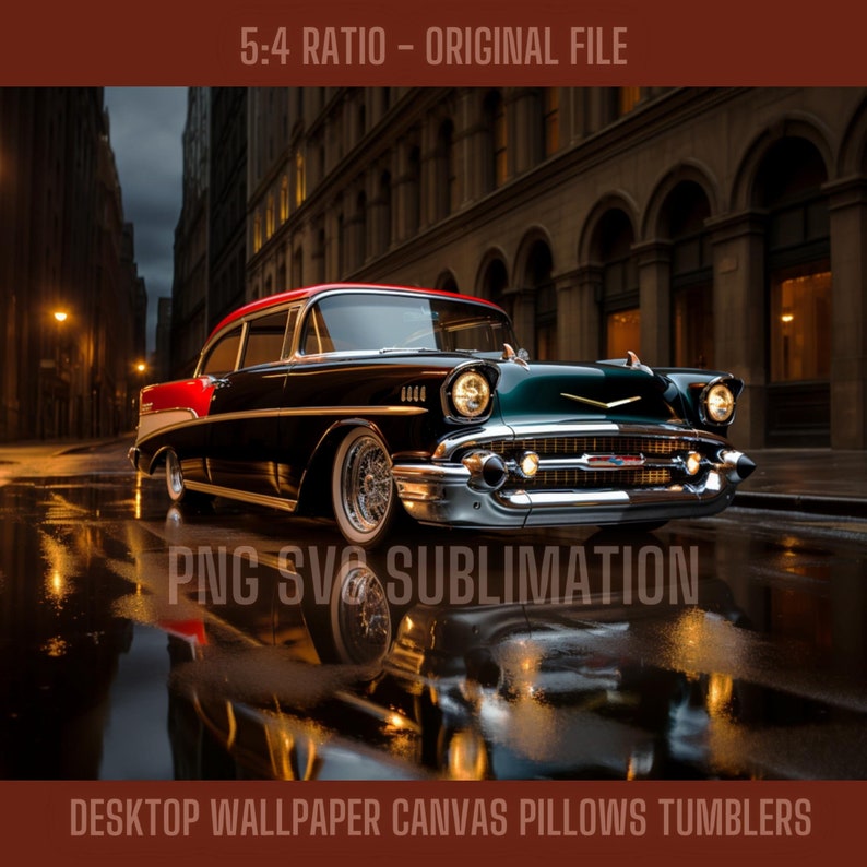 Vintage Muscle Car Night Drive Man Cave Gifts, Car Guy Gift Man Cave