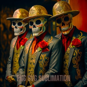 Calavera Catrina Chicano PNG 5 Aspect Ratio Bundle, Chicano Dia de Los Muertos Sublimation PNG, DIY Chicano Wall Canvas Art, Sugar Skulls