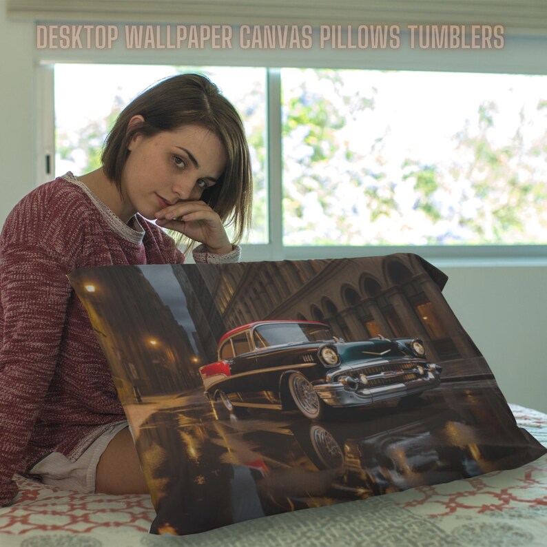 Vintage Muscle Car Night Drive Man Cave Gifts, Car Guy Gift Man Cave