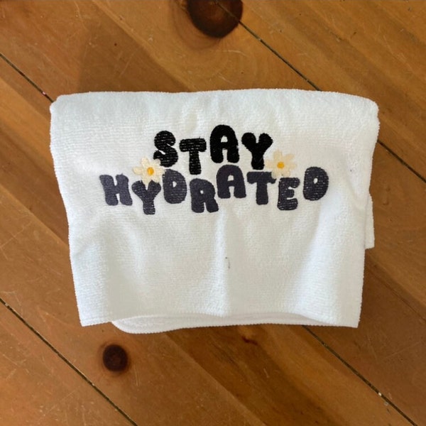 Funny Embroidered Microfiber Gym Towel