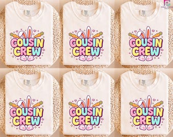 Cousin Crew Easter Shirts, Easter Cousin Crew Shirt, Cousin Crew Matching Shirts, Matching Cousin Tee, Family Easter Shirts
