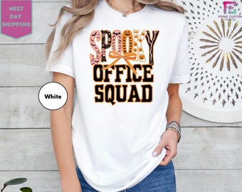 Office Boo Crew Shirt, Office Halloween Shirt, Halloween Office Staff Tee, Halloween Office Shirt, Halloween Secretary