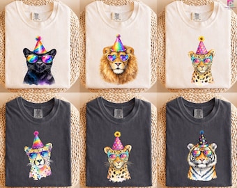 Party Animal Birthday Shirts, Safari Zoo Family Matching Tees, Animal Shirts, Matching Family Zoo Tee, Safari Theme Birthday Party