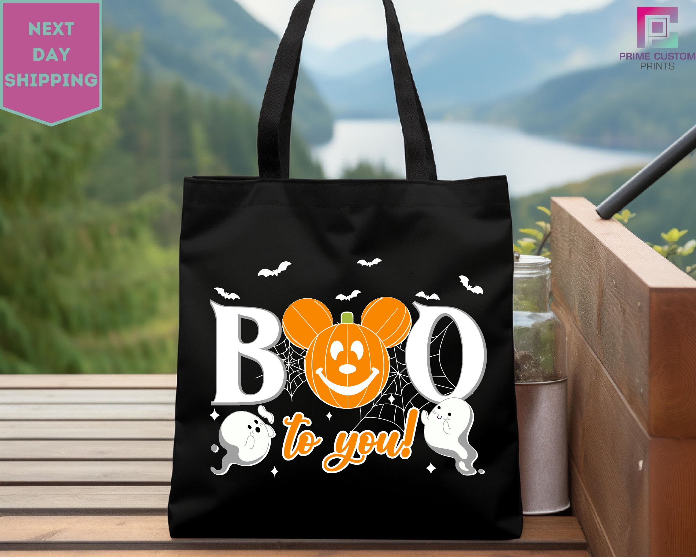 Disney Halloween Tote Bag Boo Bash 2024 Halloween Gift Mickey Halloween Halloween Tote Bag Mickey and Friends Bag Etsy
