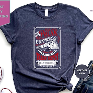 Polar Express Christmas Shirt, Polar Express Ticket Shirt, Train Depot Shirt, North Pole Shirt, Christmas Holiday Shirt