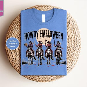 Howdy Halloween Shirt, Western Halloween Girls Shirt, Halloween Cowboy T-Shirt, Funny Cowgirl Halloween T-Shirt