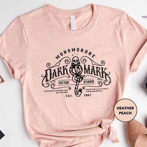 Wizard World Shirt, Dark Mark Tattoo Studio, Wizard Books Shirt, Book Reading Shirt, Wizard Vacation Shirt image 3