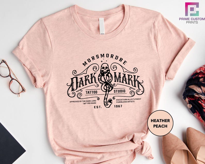 Wizard World Shirt, Dark Mark Tattoo Studio, Wizard Books Shirt, Book Reading Shirt, Wizard Vacation Shirt image 3