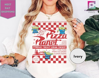 Comfort Colors Toy Story Pizza Planet Shirt, Walt Disney World's Hollywood Studios, Disney Pizza Planet Tee, Disney Tee
