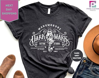 Wizard World Shirt, Dark Mark Tattoo Studio, Wizard Books Shirt, Book Reading Shirt, Wizard Vacation Shirt