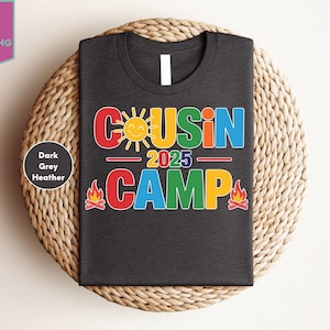 Cousin Camp 2025 Shirt, Summer Cousin Shirts, Cousin Crew 2025 Shirt, Matching Cousin Shirt, Summer Family Reunion