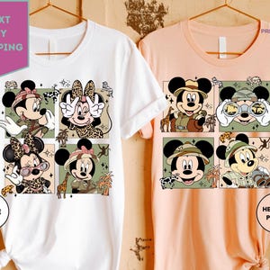 Disney Animal Kingdom Mickey Safari Shirt, Vintage Animal Kingdom Shirt, Disney Safari Trip Shirt, Disneyworld Shirts