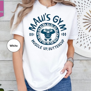 Maui’s Gym Shirt, Moana and Maui T-shirt, Disneyland Vacation Shirts for Men, Men&#39;s Gym Tee, Disney Gift for Father