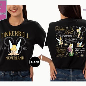 Tinkerbell Princess Minnie Head Shirt, Tinkerbell Fairy Shirt, Tinkerbell Tee, Princess Matching Tee, Disney Tee
