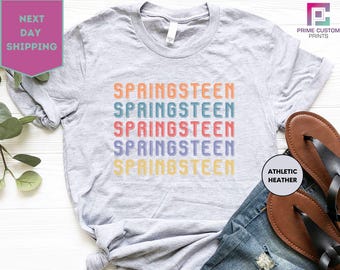 Bruce Springsteen Graphic Shirt, Bruce Springsteen Tee, Tour 2024 Shirt, Music Tour Trending Shirt, Rock Concert Shirt