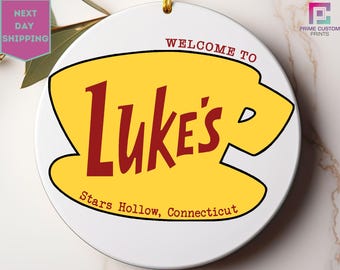Willkommen bei Luke's Stars Halow Conneticut Ornament, Verzierung, Sterne hohle Verzierung, ich rieche Schnee Verzierung, Gilmore Fächer