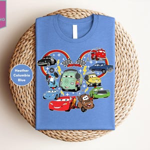 Vintage Lightning Mcqueen Shirt, 95 Lightning Mcqueen Shirt, Radiator Springs Tee, Rusteze Cars Tee, WDW Family Vacation