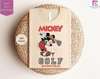 Disney Golf Shirt, Epcot Mickey Golfer Shirt, Mickey Golf Shirt, Disney Family Matching Shirt, Disney Golfer Shirt