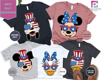 Mickey and Friends 4th Of July Shirt, Mickey Friends Shirt, Patriotic Memorial Day Tee, Disney 4th of July Shirt