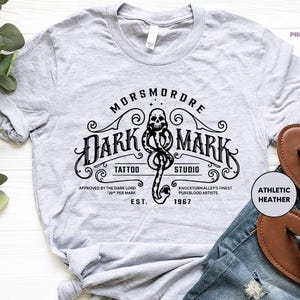 Wizard World Shirt, Dark Mark Tattoo Studio, Wizard Books Shirt, Book Reading Shirt, Wizard Vacation Shirt image 2