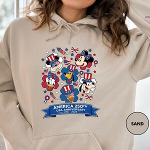 Mickey and Friends 4th July 2026 Shirt, Disney Independence Day Tee, Disneyland Family, Walt Disney World T-shirt image 4