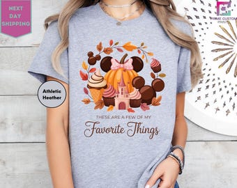 Coquette Mickey and Minnie Mouse Fall Pumpkin Bow Tee, Mickey And Minnie Pumpkin Tee, Disney Halloween Shirt, Disney Tee
