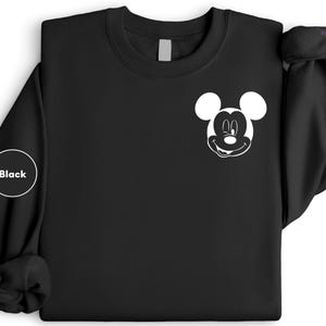 Mickey Classic Retro Disney Shirt, Vintage Mickey Tee, Mickey Mouse Shirt, Unisex Family Vacation Outfit, Customizable Double Side Shirt image 3