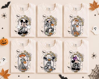 Customize All Characters Most Likely To Disney Halloween Shirt, Family Spooky Season Matching Tee, Disney World Disneyland