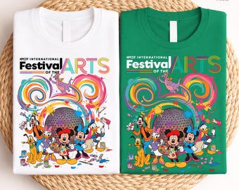 Mickey And Friends It's A Good Day To Make Some Art Shirt, Disney Epcot International Festival of the Arts 2026 Tee