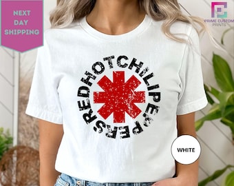 Red Hot Chili Peppers Vintage T-Shirt , Red Hot Chili Peppers Tour Shirt , RHCP Graphic Unisex T-Shirt, Red Hot Tour Tee
