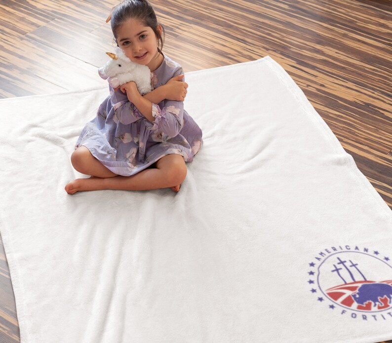 American Fortitude Patriotic Throw Blanket Etsy