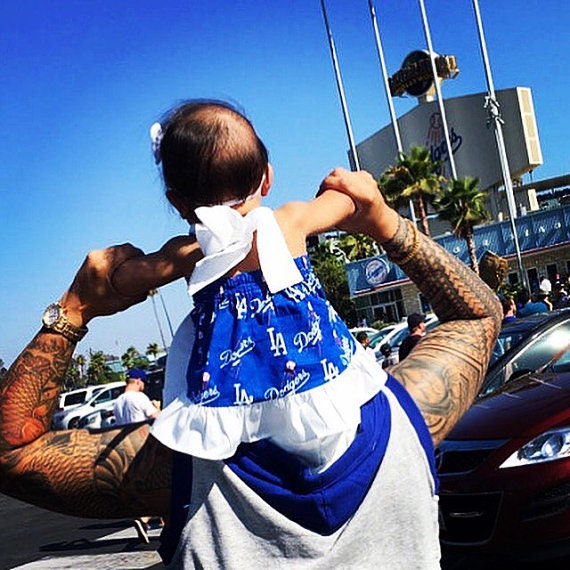 Toddler Dodgers Jacket Etsy